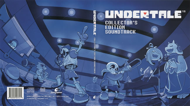 传说之下 UNDERTALE Collector's Edition Soundtrack CD (by Toby Fox) - 2017, .jpg