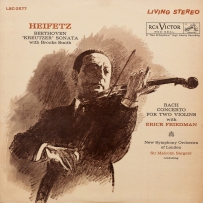 Heifetz - Beethoven, Kreutzer Sonata. Bach, Concerto For Two Violins - 1961, tracks