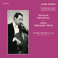 肖斯塔科维奇 Daniel Shafran - Shostakovich Cello Sonata in D Minor, Op. 40 - Schubert Arpeggione Sonata in A Minor, D. 821 (24-192).hires