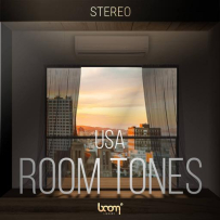 Boom Library - Room Tones USA 房间音效 (3D, Stereo) (WAV)